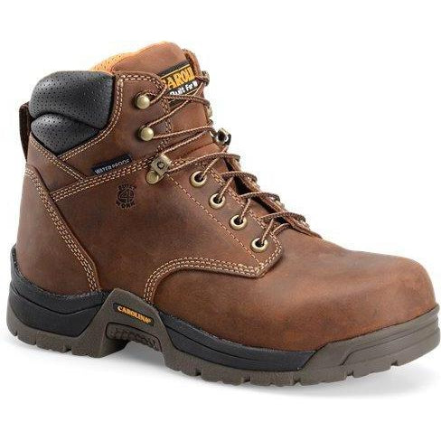 Carolina Men's Bruno Lo 6" Soft Toe Waterproof Work Boot - Brown - CA5020 7.0 / Medium / Brown - Overlook Boots