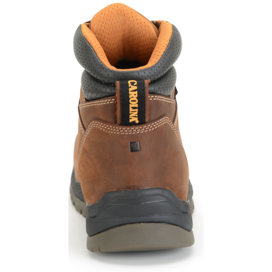Carolina Men's Bruno Lo 6" Soft Toe Waterproof Work Boot - Brown - CA5020 - Overlook Boots
