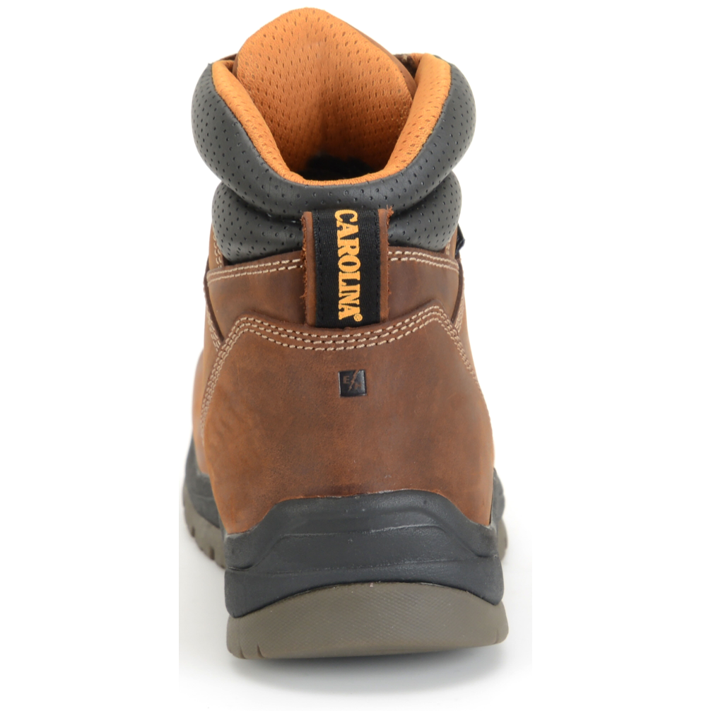 Carolina Men's Bruno Lo 6" Soft Toe WP Work Boot - Brown - CA5020  - Overlook Boots