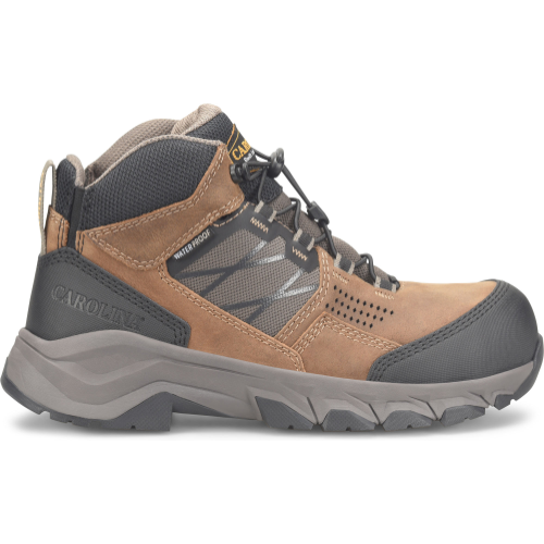 Carolina Men's Ironhide Mid Cut Soft Toe WP Work Boot -Brown- CA5053  - Overlook Boots