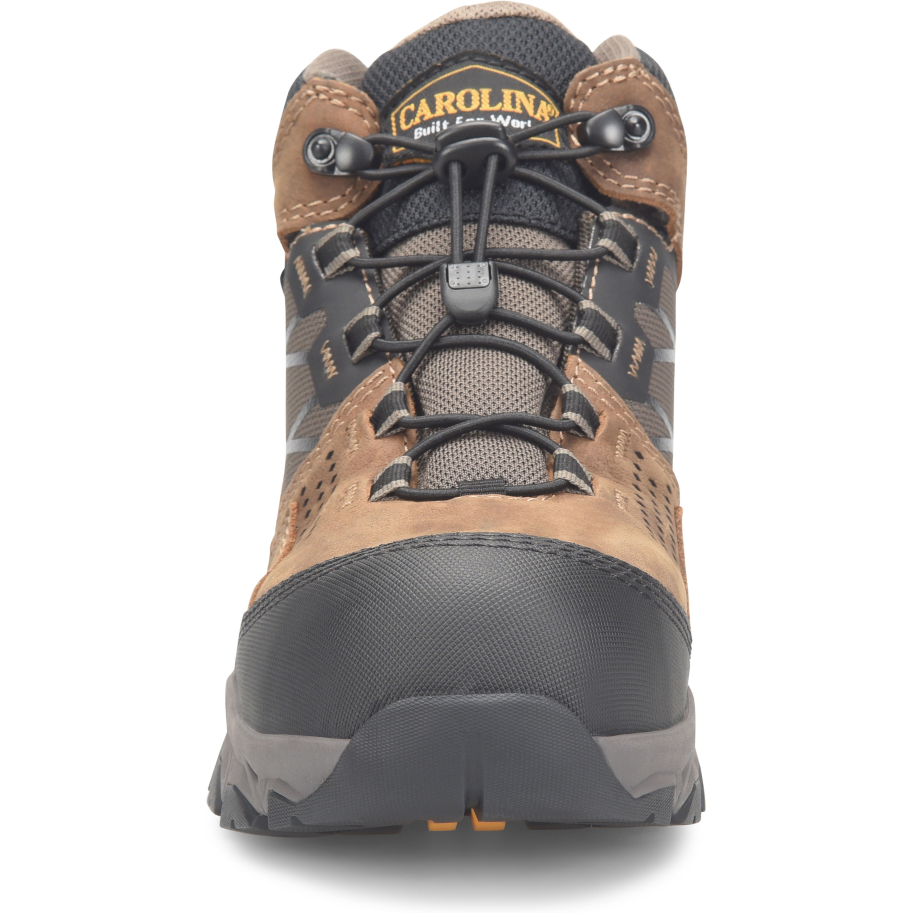 Carolina Men's Ironhide Mid Cut Soft Toe WP Work Boot -Brown- CA5053  - Overlook Boots