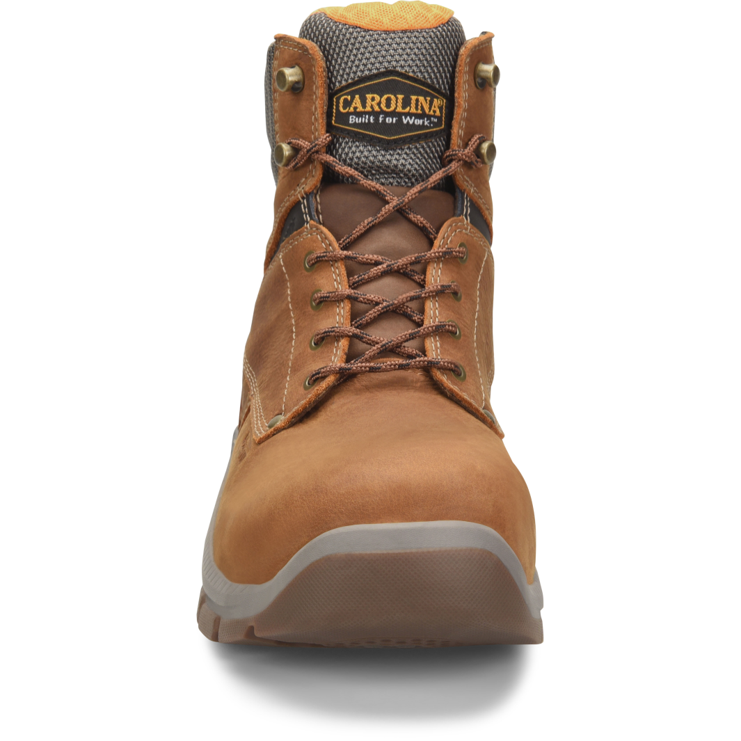 Carolina Men's Duke 6" Carbon Composite Toe Waterproof Work Boot - Brown - CA5540 - Overlook Boots