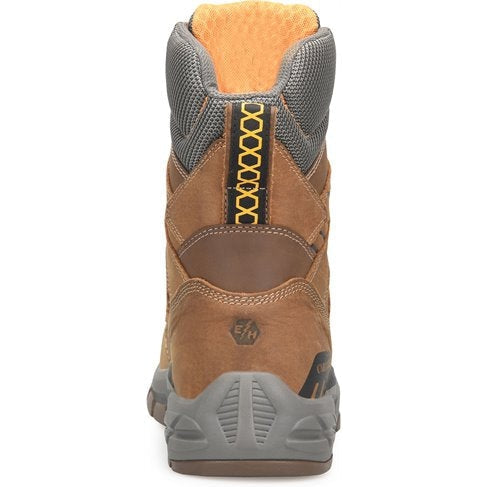 Carolina Men’s Duke Carbon 8" WP Comp Toe  Work Boot -Brown- CA5543  - Overlook Boots