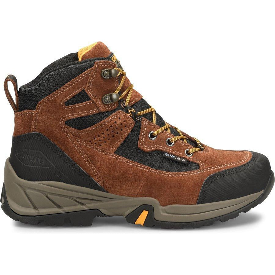 Carolina Men's Limestone 6" Steel Toe WP Hiker Work Shoe Brown- CA5546  - Overlook Boots
