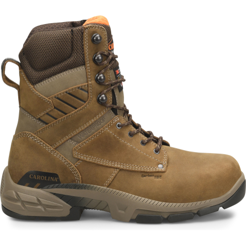 Carolina Men's Duke 8" Carbon Comp Toe WP 440G Ins Work Boot - CA5547 8 / Medium / Dark Brown - Overlook Boots
