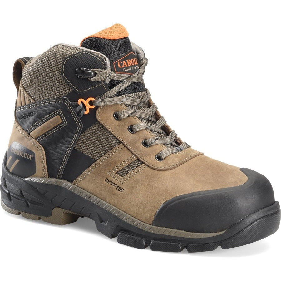 Carolina Men’s Duke 5" WP Comp Toe Hiker Work Shoe -Brown- CA5548 8 / Medium / Brown - Overlook Boots