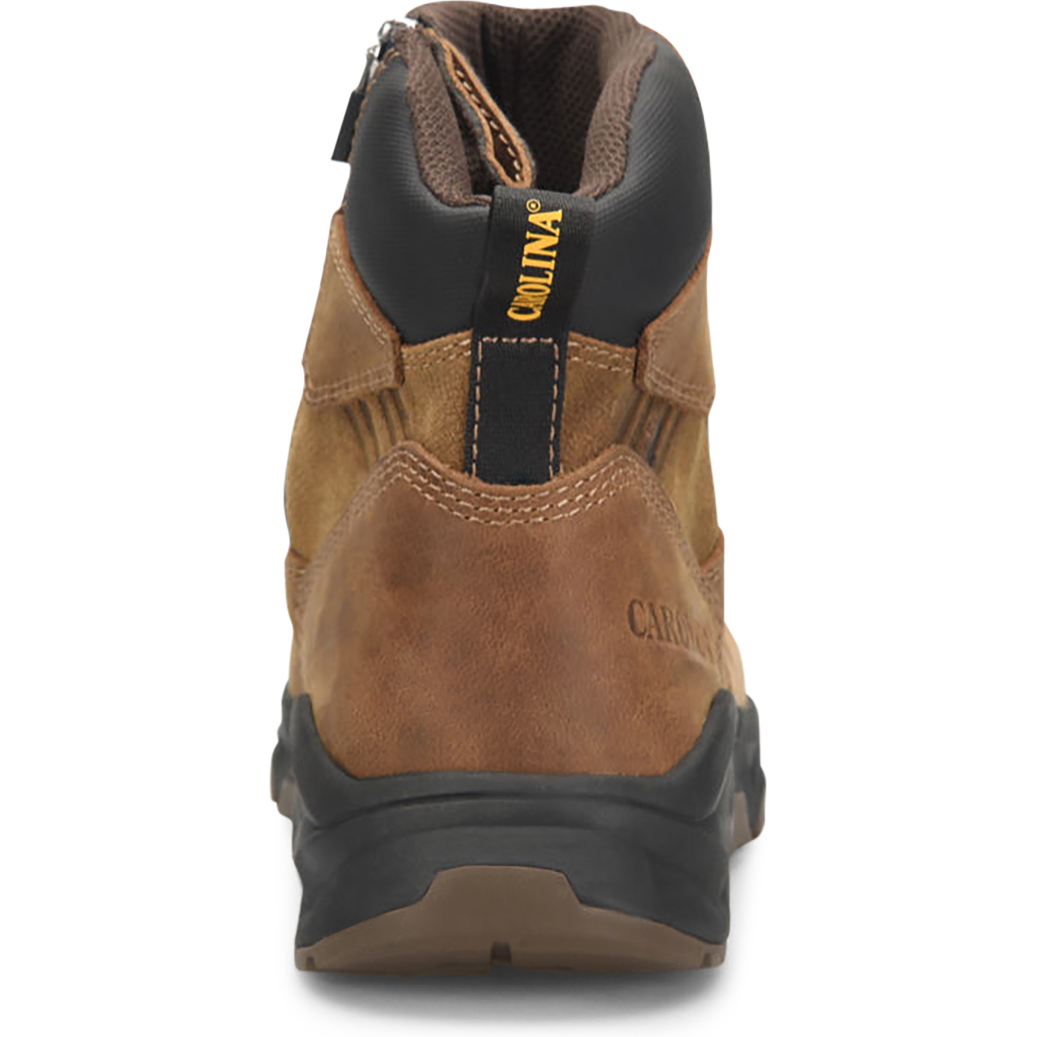 Carolina Men's Subframe 6" Waterproof Side Zipper Composite Toe Work Boot -Brown- CA5550 - Overlook Boots