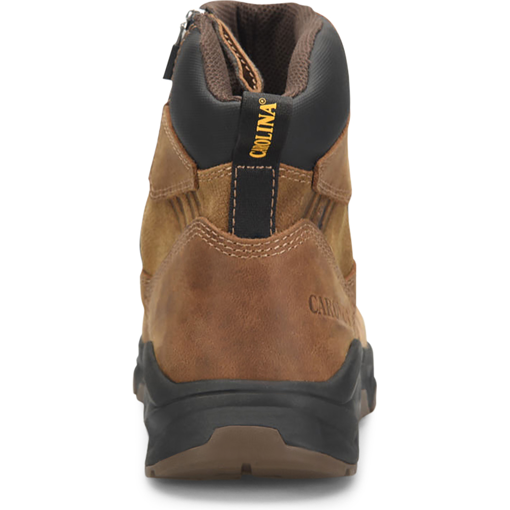 Carolina Men's Subframe 6" WP Side Zip Comp Toe Work Boot -Brown- CA5550  - Overlook Boots