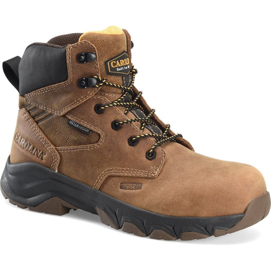 Carolina Men's Subframe 6" Waterproof Composite Toe Work Boot -Brown- CA5551 8.0 / Medium / Brown - Overlook Boots