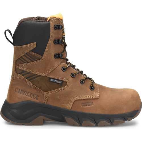 Carolina Men's Subframe 8" WP Side Zip Comp Toe Work Boot -Brown- CA5552 8 / Medium / Brown - Overlook Boots