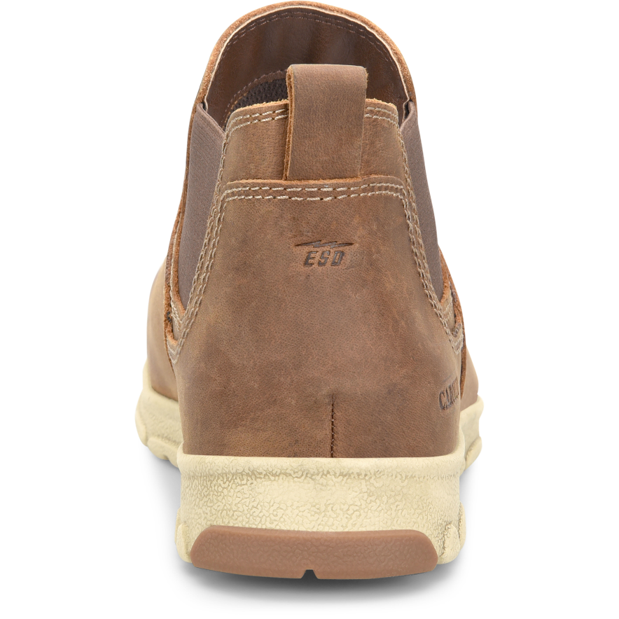 Carolina Men's S-117 ESD Alum Toe LW Romeo Work Shoe - Brown - CA5574  - Overlook Boots