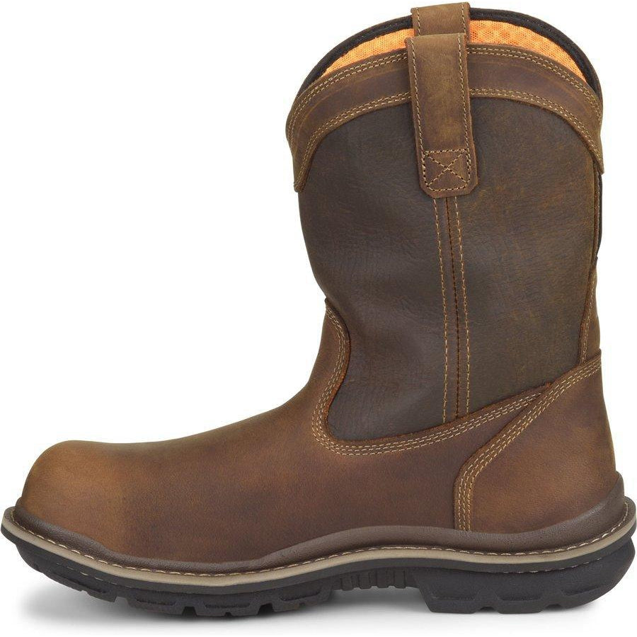 Carolina Men's Mandrel 10" Comp Toe WP Wellington Work Boot- Brown - CA6558  - Overlook Boots