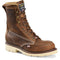 Carolina Men's Ferric 8" Soft Toe USA Made Moc Toe Work Boot - Brown - CA7016 8.0 / Medium / Brown - Overlook Boots