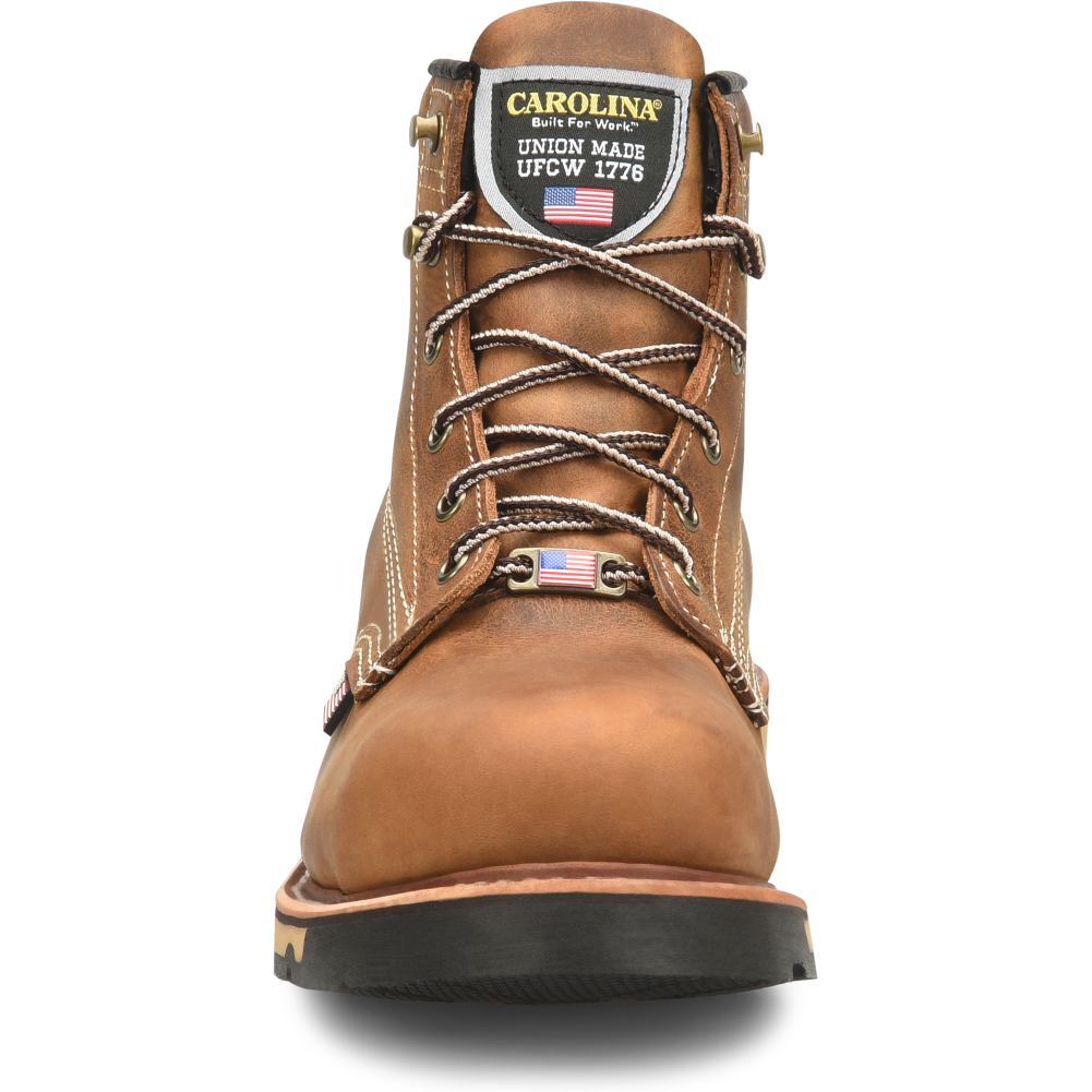 Carolina Men's Ferric 6" Made in USA Work Boot - Dark Brown - CA7029  - Overlook Boots