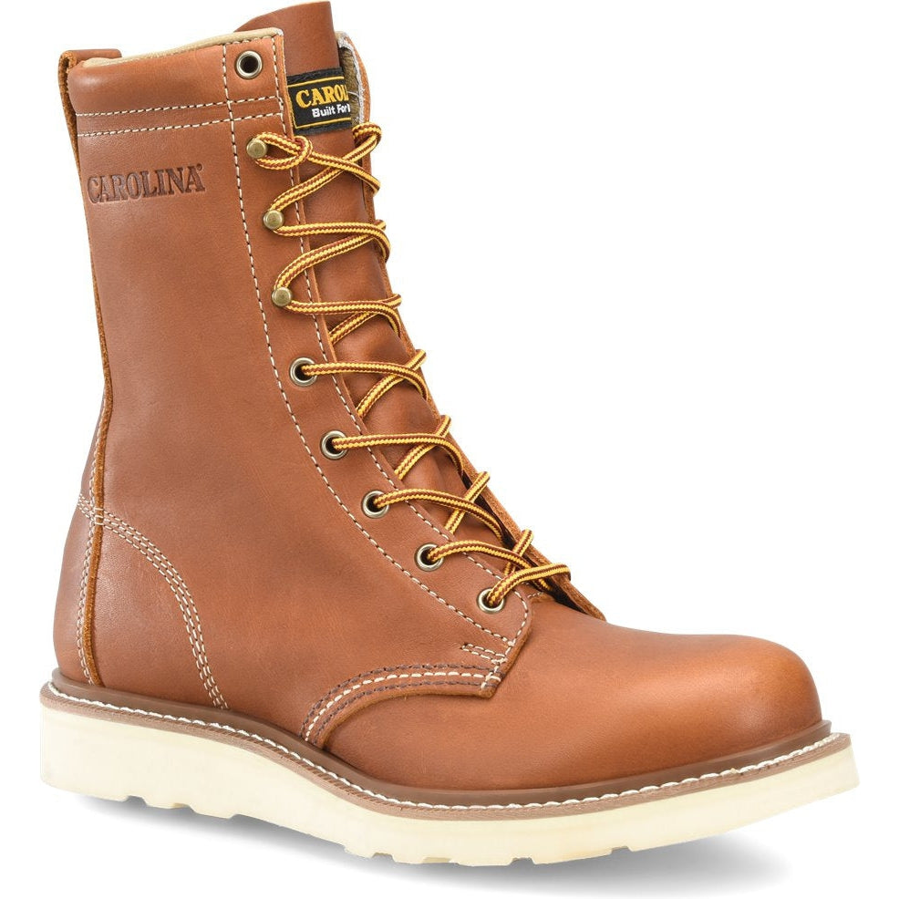 Carolina Men’s Wedge Amp Mx 8" Soft Toe Casual Work Boot Brown - CA7061 8 / Medium / Brown - Overlook Boots