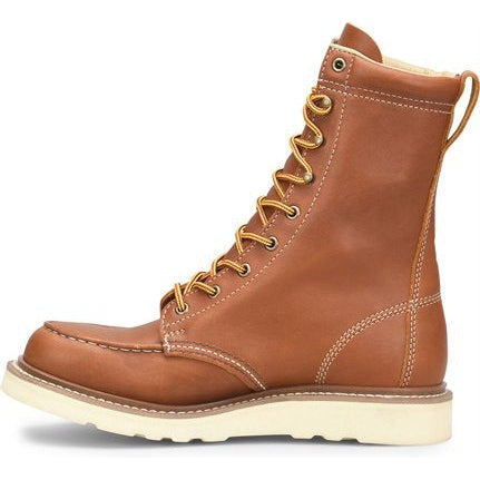 Carolina Men’s Wedge Amp Mx 8" Soft Toe Casual Work Boot Brown - CA7062  - Overlook Boots