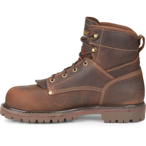 Carolina CA7528 Men's 28 Series 6" Composite Toe Waterproof Work Boot - Brown - Overlook Boots