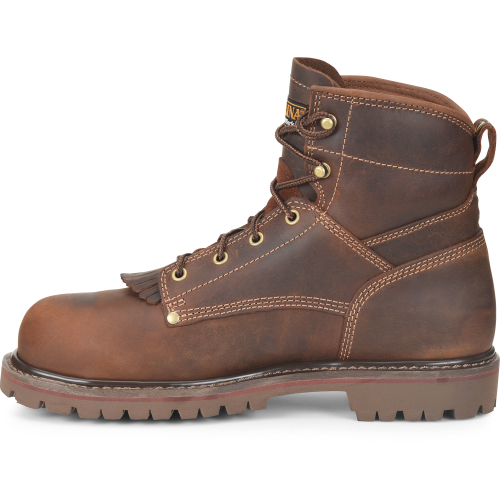Carolina Men's 28 Series 6” Comp Toe WP Grizzly Work Boot - Brown - CA7528  - Overlook Boots