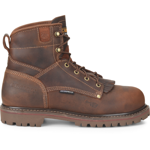 Carolina Men's 28 Series 6” Comp Toe WP Grizzly Work Boot - Brown - CA7528  - Overlook Boots