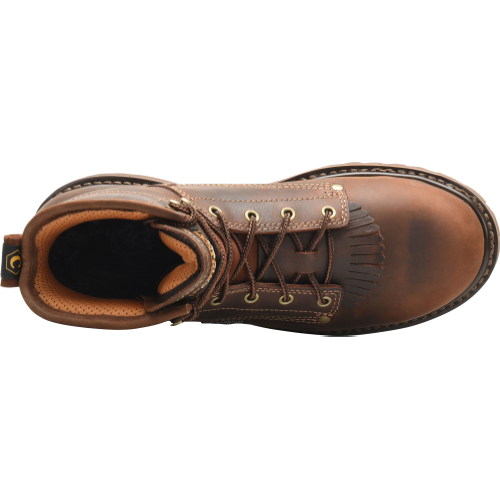 Carolina CA7528 Men's 28 Series 6" Composite Toe Waterproof Work Boot - Brown - Overlook Boots