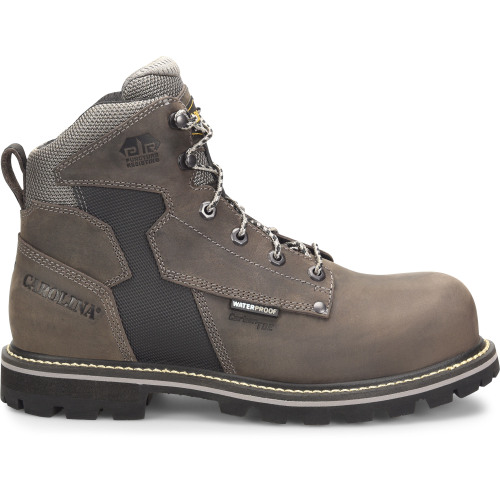 Carolina Men's I-Beam 6" Composite Toe Waterproof Puncture Resistant Work Boot - Gray - CA7540 8 / Medium / Gray - Overlook Boots
