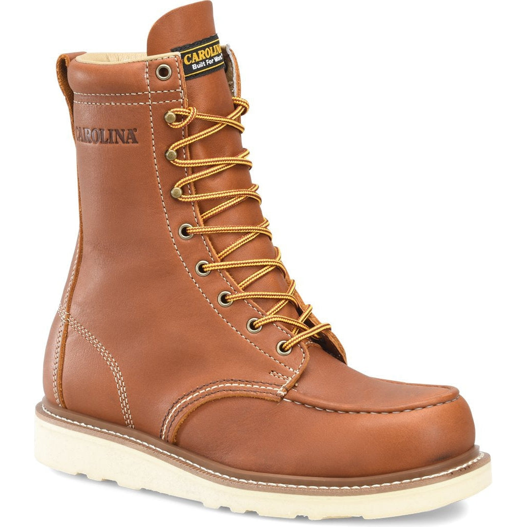 Carolina Men's Wedge Amp Mx 8" ST Causal Work Boot -Dark Brown- CA7562 8 / Medium / Brown - Overlook Boots