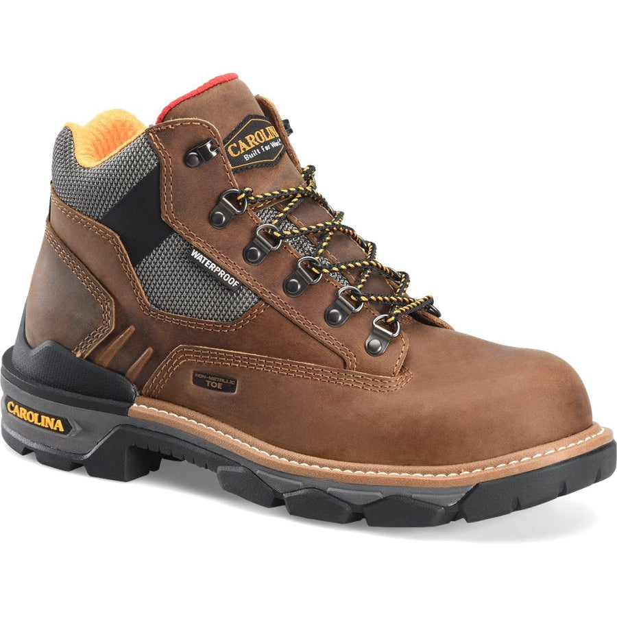 Carolina Men's Constructor 5" WP Slip Resist CT Work Boot - Brown - CA7832 8 / Medium / Brown - Overlook Boots