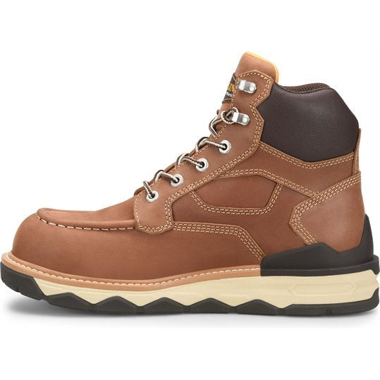 Carolina Men's Guardian 6" WP Comp Toe Wedge Work Boot - Brown - CA7834  - Overlook Boots
