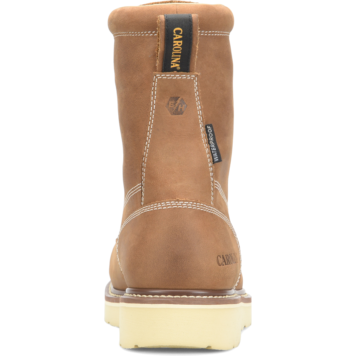 Carolina Men's Amped 8" Composite Toe Waterproof Wedge Work Boot - Brown - CA7842 - Overlook Boots