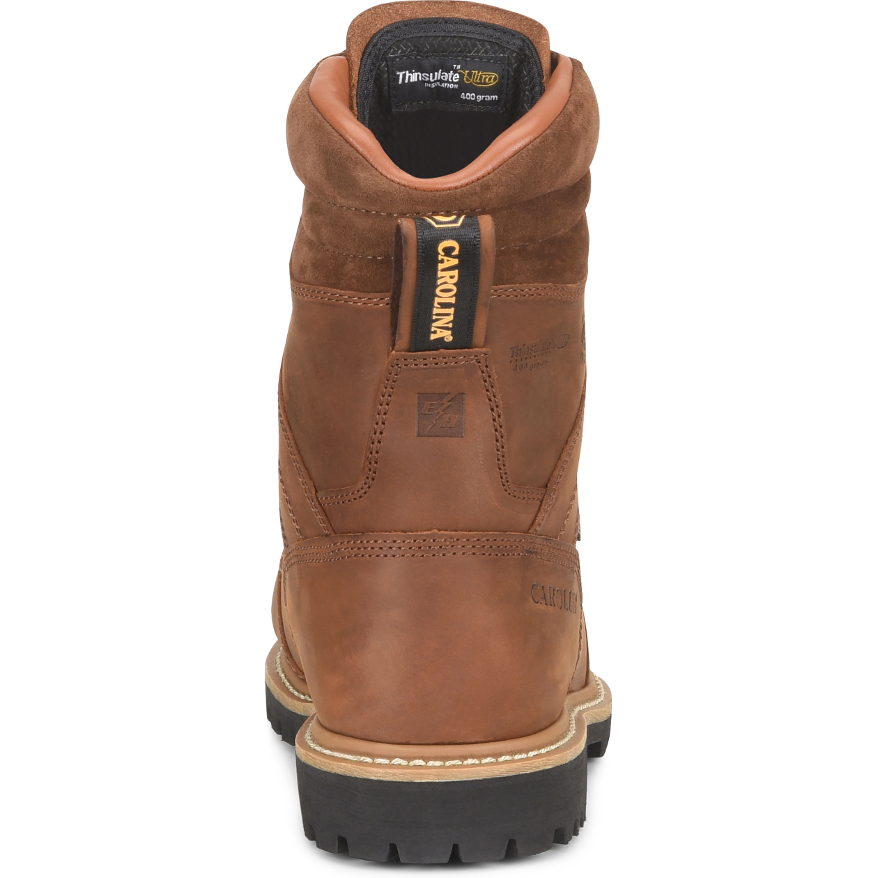 Carolina Men's Metpro Crazy Hardrock 8" Comp Toe WP Work Boot -Brown- CA7921  - Overlook Boots