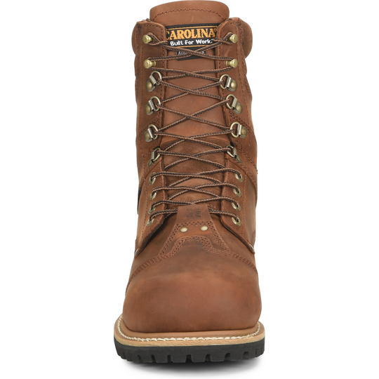 Carolina Men's Metpro Crazy Hardrock 8" Composite Toe Waterproof Work Boot -Brown- CA7921 - Overlook Boots