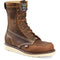 Carolina Men's Domestic 8" Soft Toe Moc Toe Work Boot- Brown- CA8012 8.0 / Medium / Brown - Overlook Boots