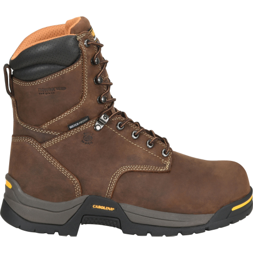 Carolina Men's Bruno Hi 8" Soft Toe WP Insulated Work Boot -Brown- CA8021 8 / Medium / Brown - Overlook Boots