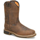 Carolina Men's Anchor 10" Square Toe Waterproof Roper Work Boot - CA8036 8.0 / Medium / Brown - Overlook Boots