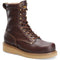 Carolina Men's Amp Hi 8" Broad Toe Wedge Work Boot - Dark Oak - CA8049 7.0 / Medium / Dark Oak - Overlook Boots