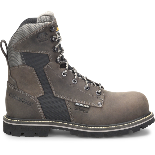 Carolina Men's I-Beam 8" Composite Toe Waterproof Puncture Resistant Work Boot - Gray - CA8542 8 / Medium / Gray - Overlook Boots