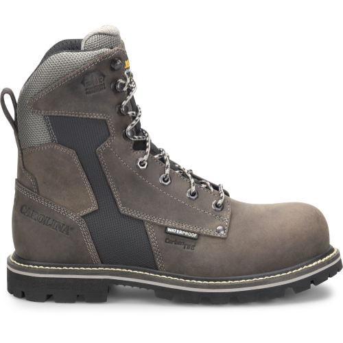 Carolina Men's I-Beam 8" Comp Toe WP PR Work Boot - Gray - CA8542 8 / Medium / Gray - Overlook Boots