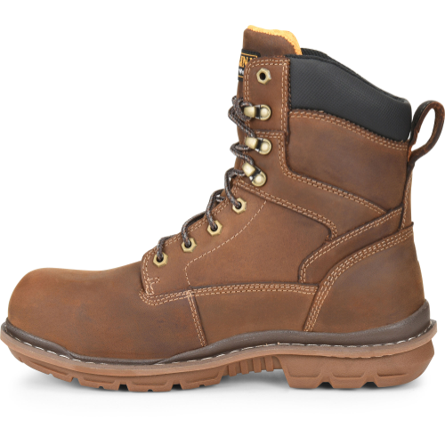 Carolina Men's Dormite 8” Composite Toe WP Work Boot  - Brown - CA8558  - Overlook Boots