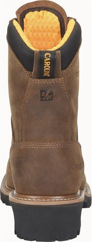 Carolina Men's Poplar 8" Soft Toe Waterproof Work Boot - Brown - CA9052  - Overlook Boots
