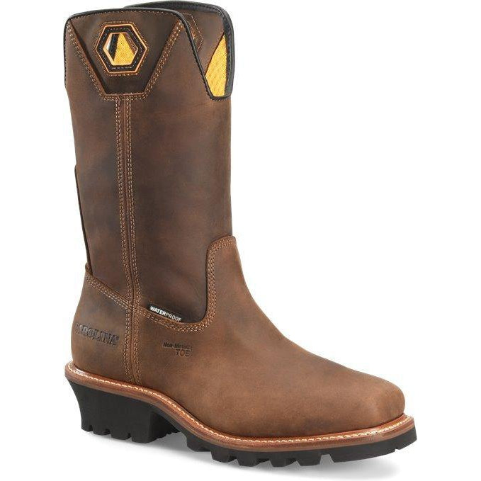 Carolina Men's Coppice 12" Comp Toe WP Logger Work Boot- Brown- CA9833 8 / Medium / Brown - Overlook Boots