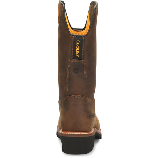 Carolina Men's Coppice 12" Composite Toe Waterproof Logger Work Boot- Brown- CA9833 - Overlook Boots