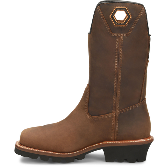 Carolina Men's Coppice 12" Composite Toe Waterproof Logger Work Boot- Brown- CA9833 - Overlook Boots