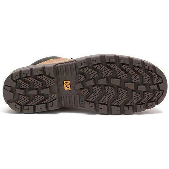 CAT Men's Outbase Soft Toe Waterproof Work Boot - Brown - P51032  - Overlook Boots