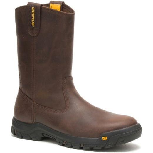 Cat Men's Drawber Pull On Soft Toe Work Boot -Summer Brown- P51034  - Overlook Boots