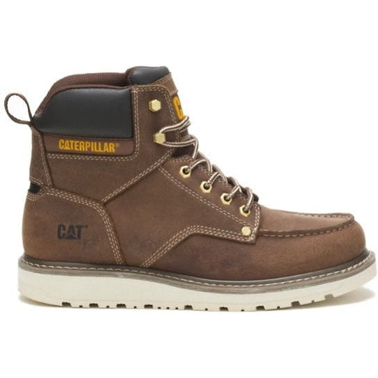 CAT Men's Calibrate Soft Toe WP Slip Resistant Work Boot -Khaki- P51074 7 / Medium / Khaki - Overlook Boots