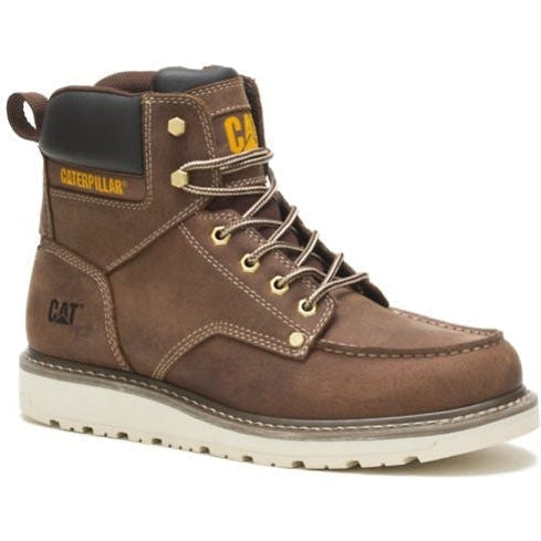 CAT Men's Calibrate Soft Toe WP Slip Resistant Work Boot -Khaki- P51074  - Overlook Boots