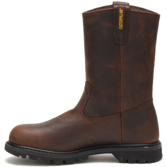 CAT Men's Revolver Soft toe Work Boot - Brown - P72191  - Overlook Boots