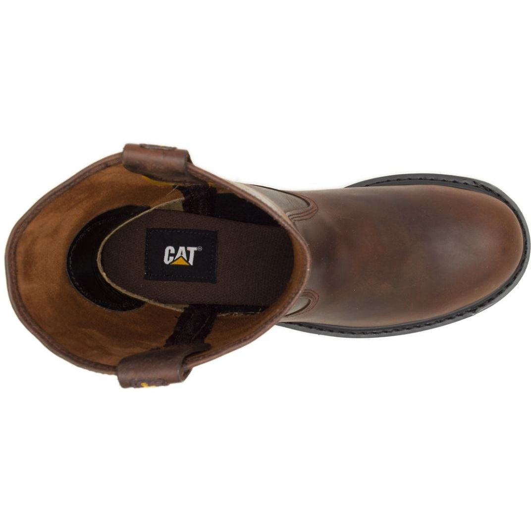CAT Men's Revolver Soft toe Work Boot - Brown - P72191  - Overlook Boots