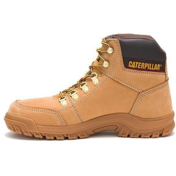 CAT Men's Outline 6" Work Boot  - Wheat - P74086  - Overlook Boots