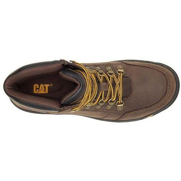CAT Men's Outline 6" Work Boot  - Brown - P74087  - Overlook Boots